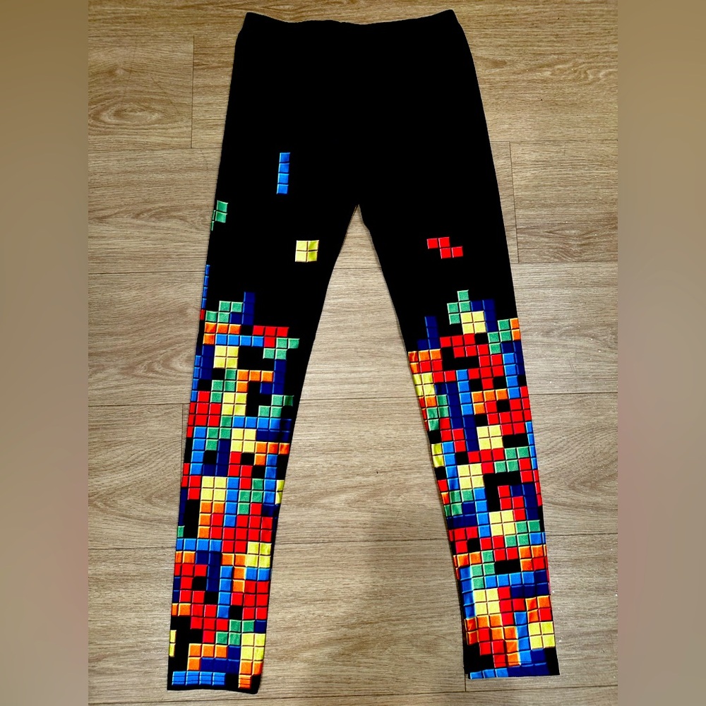 Tetris leggings, Small (unbranded)